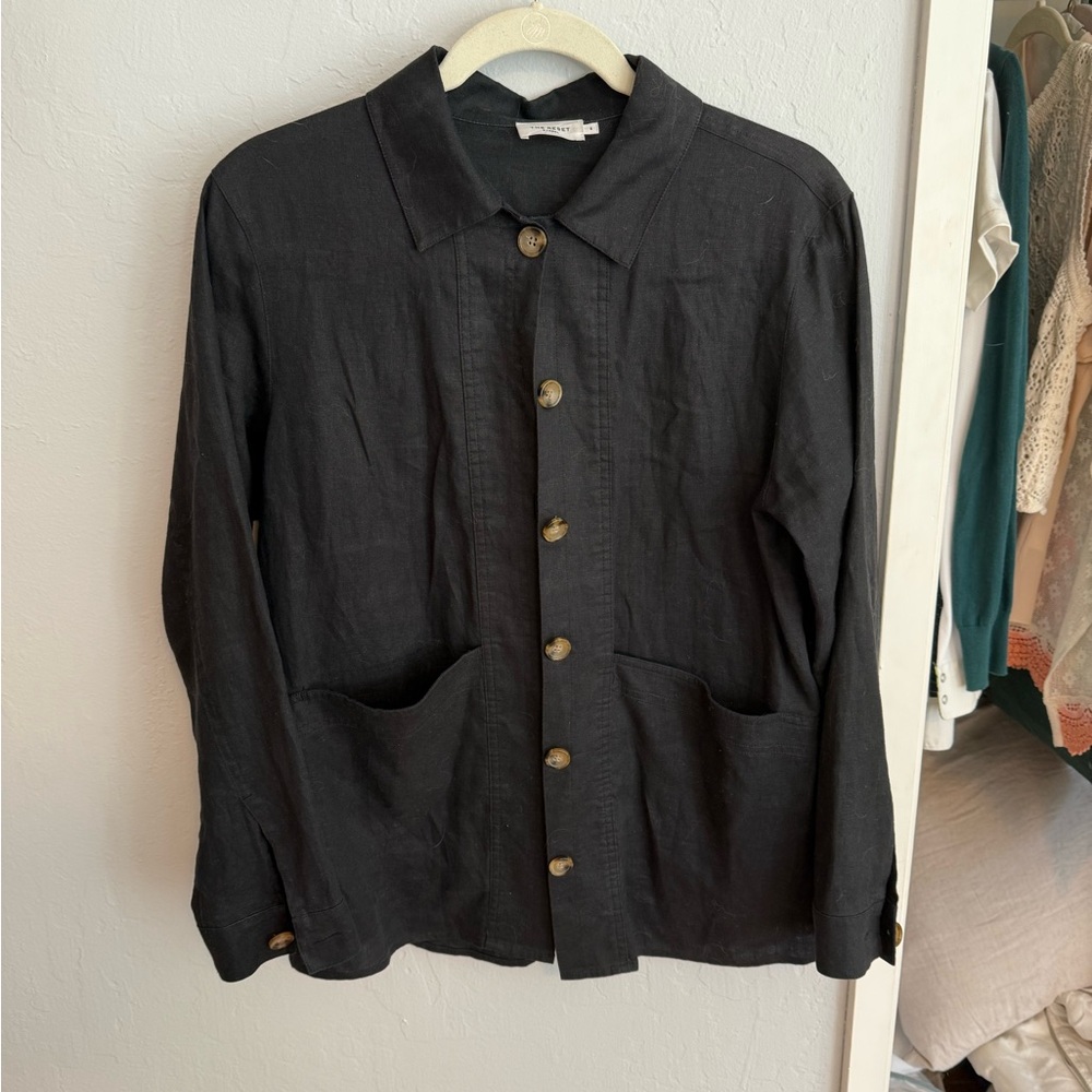 Linen Shacket By The Reset - image 1